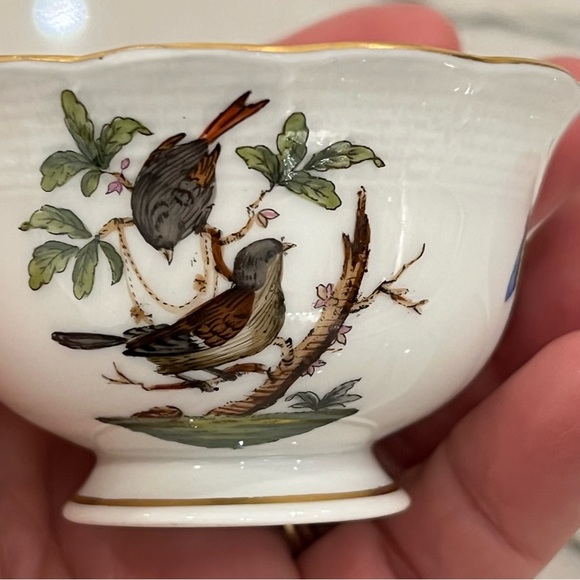 Herend Rothschild Small Footed Trinket Bowl - Picture 4 of 15